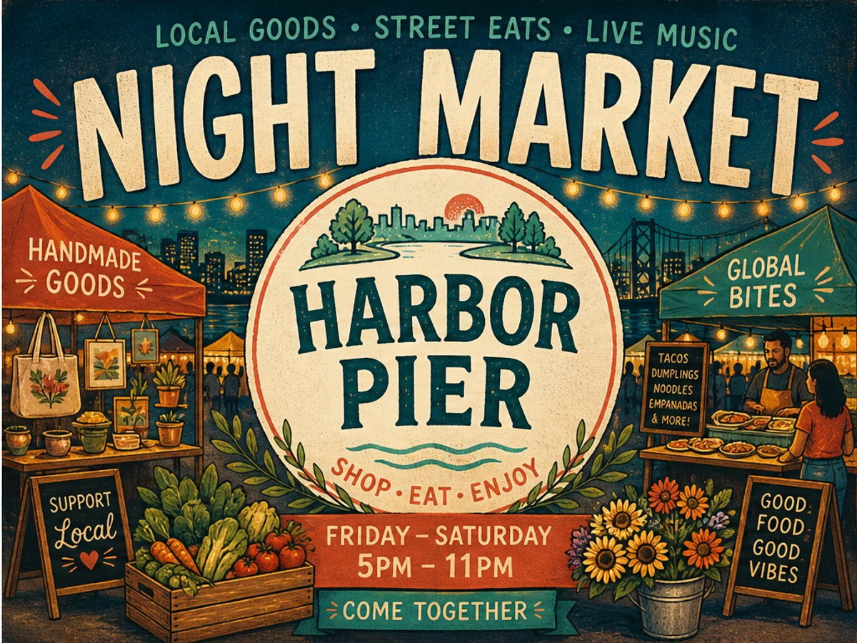 Edited image: HARBOR PIER